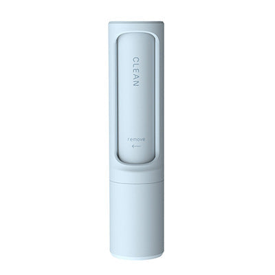 Escova 2-1 Reusable Pet Hair Remover Brush Lint Roller Portable em design portátil para remoção eficiente de pelos em superfícies, ideal para manutenção diária.