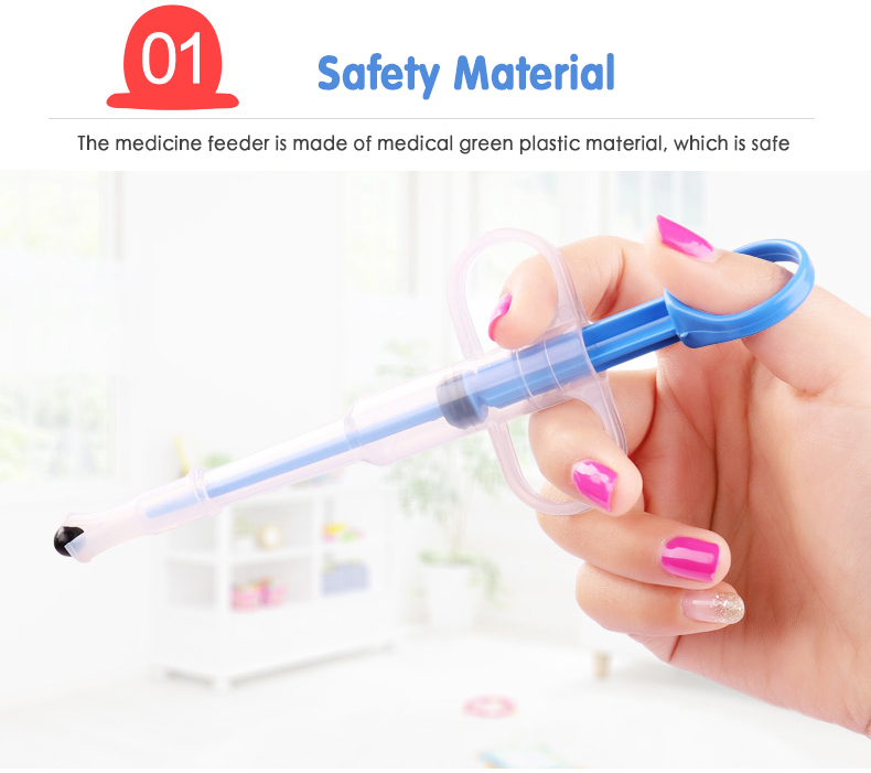 Dispositivo Medicine Syringe Tablet Pill Gun Piller Pet Dispenser Medicine em plástico verde médico seguro, em uso para administrar suplementos premium naturais para energia, vitalidade e saúde cognitiva.