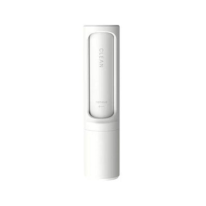Escova e rolo adesivo portátil 2-1 Reusable Pet Hair Remover Brush Lint Roller Portable em branco, para remoção prática de pelos de animais com design moderno e funcionalidade sustentável, ideal para cuidados de bem-estar natural e vitalidade.
