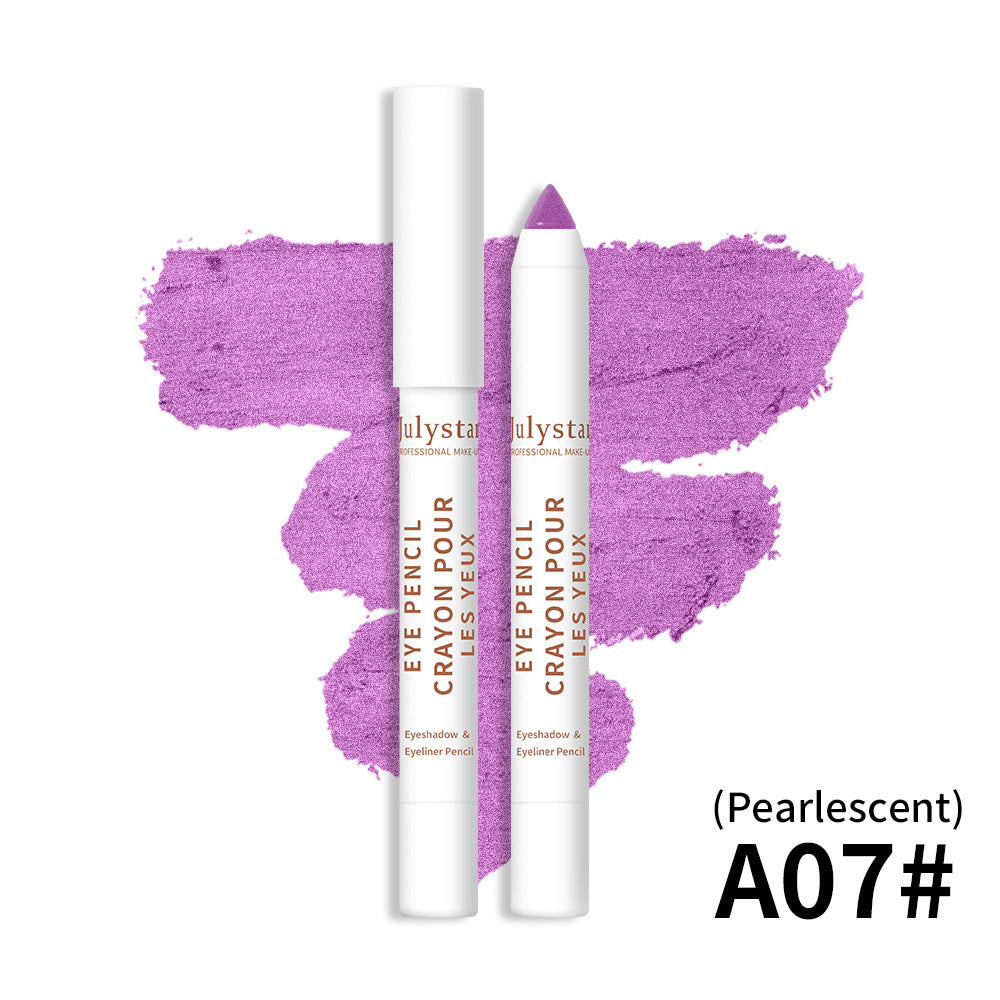 Batom de olhos na cor rosa perolada com textura cremosa, parte da linha Cosmetics Monochrome Eyeshadow Beauty Eye Shadow Stick, promovendo vitalidade e bem-estar natural.