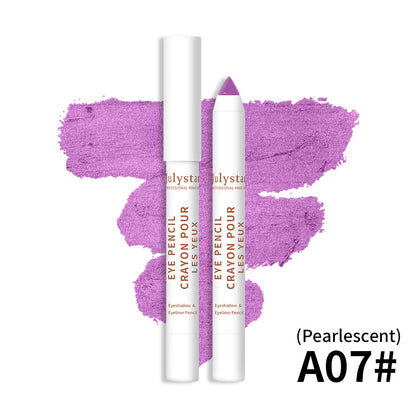 Batom de olhos na cor rosa perolada com textura cremosa, parte da linha Cosmetics Monochrome Eyeshadow Beauty Eye Shadow Stick, promovendo vitalidade e bem-estar natural.