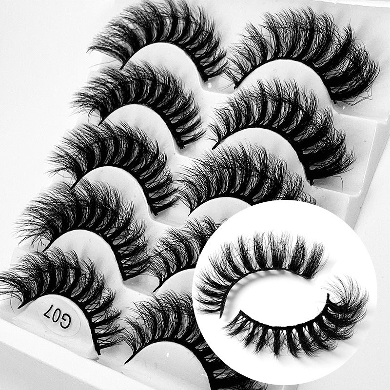 5 Pairs Of New Style Fake Eyelashes Of Fried Hair 8D FLUFFY com design volumoso e natural, ideal para realçar o olhar com estilo elegante e moderno, suplementos premium naturais para energia, vitalidade e saúde cognitiva.