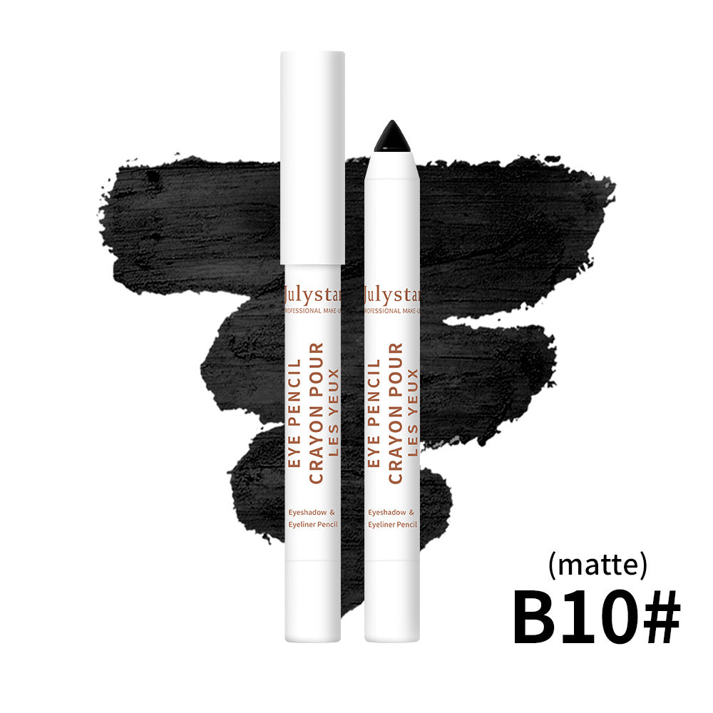 Cosmetics Monochrome Eyeshadow Beauty Eye Shadow Stick em tom preto fosco, destacando intensidade e acabamento mate, ideal para realçar o olhar com estilo elegante.