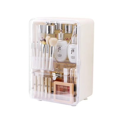Cosmetics storage cabinet, desktop large capacity drawer type cosmetics storage box branco com compartimentos transparentes, ideal para organizar pincéis, batons e produtos de beleza, oferecendo praticidade e estilo, suplementos premium naturais para energia, vitalidade  e saúde cognitiva, desenvolvidos para o mercado português.