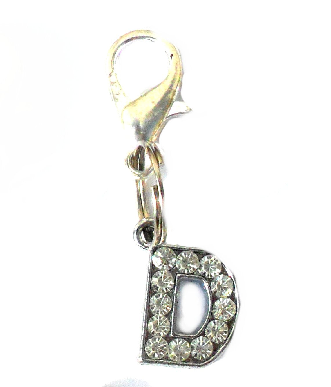 A-Z Crystal Letter Pet Charms colgante em forma de letra D adornado com cristais transparentes, ideal para personalizar acessórios com um toque de brilho e elegância. suplementos premium naturais para energia, vitalidade  e saúde cognitiva, desenvolvidos para o mercado português.