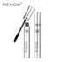 Imagem de rímel prateado com aplicador aberto e fechado com o texto sMiele Makeup Thicker Imitation Water Mascara Cosmetic, destacando suplementos premium naturais para energia, vitalidade e saúde cognitiva.