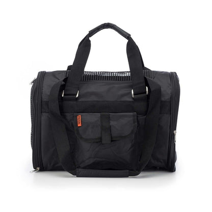 Transportadora para animais preta com alças resistentes e bolso frontal, ideal para mobilidade confortável, 566 Jet Carrier - Pet Carrier, suplementos premium naturais para energia, vitalidade  e saúde cognitiva, desenvolvidos para o mercado português.