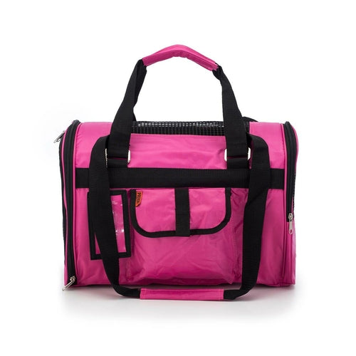 Transportadora para animais de estimação 566 Jet Carrier - Pet Carrier em cor rosa vibrante, ideal para viagens seguras com seu pet, combinando funcionalidade e conforto.