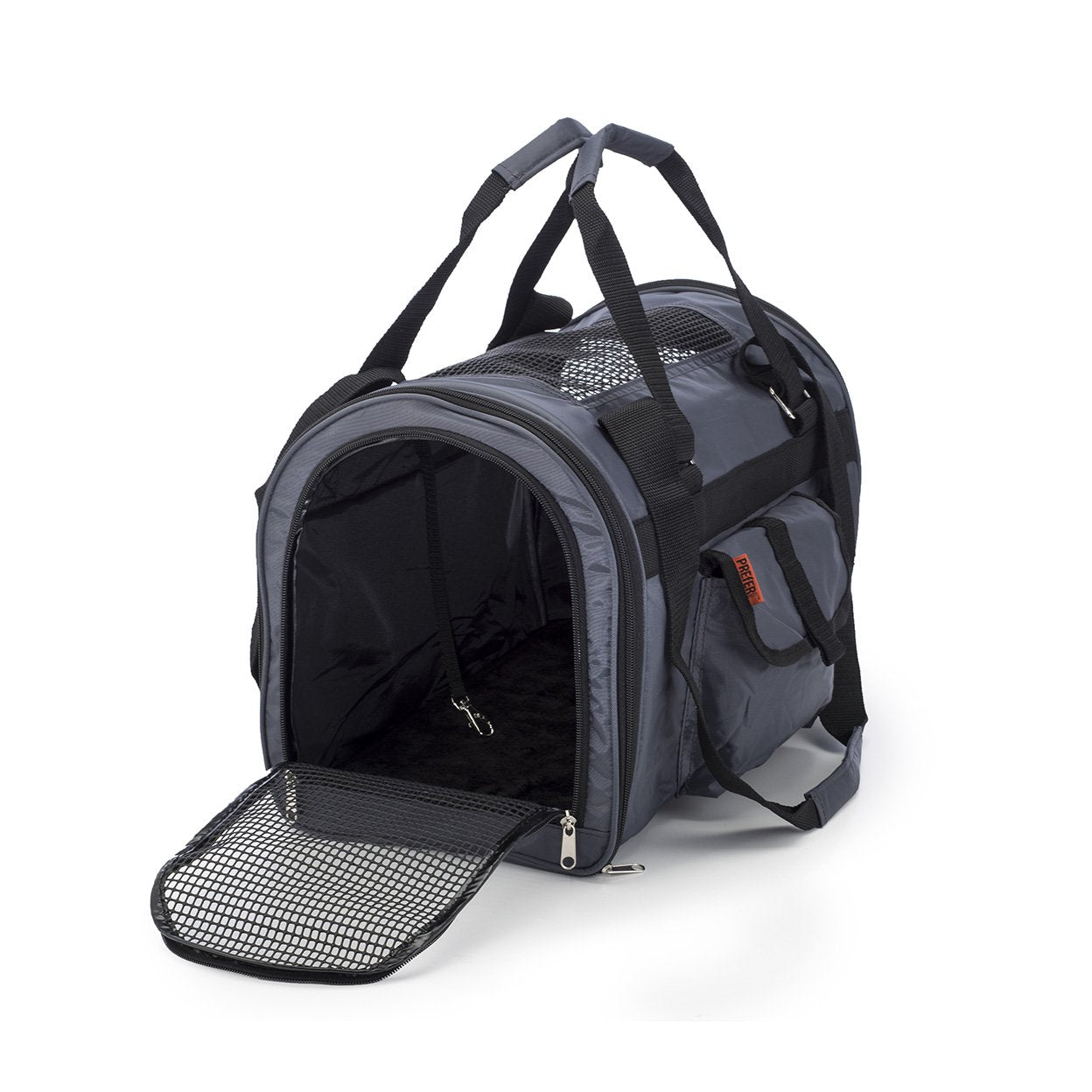 Mala de transporte para animais 566 Jet Carrier - Pet Carrier com abertura frontal em rede, alças reforçadas e bolso lateral, ideal para conforto e segurança no transporte. suplementos premium naturais para energia, vitalidade  e saúde cognitiva, desenvolvidos para o mercado português.